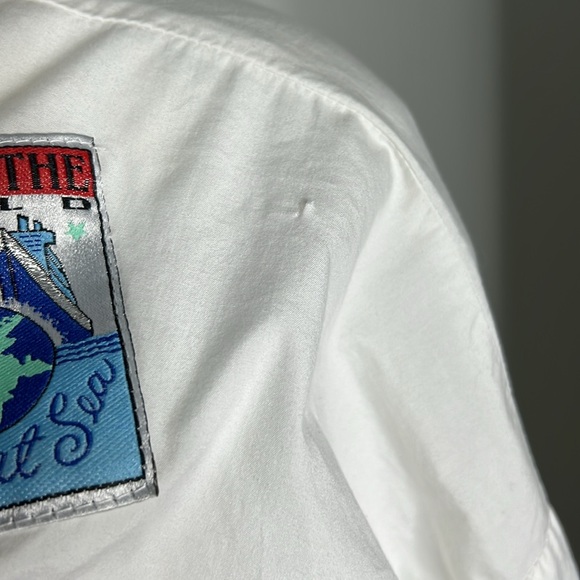 Vintage Neiman Marcus Polished Cotton Cruise Robe - Picture 6 of 10